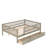 Miyamoto Kids Full Daybed with Drawers-271239745