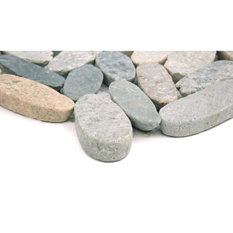 Carrelage de sol et mural Venetian Pebbles Flt Multicolor 12 po x 12 po
