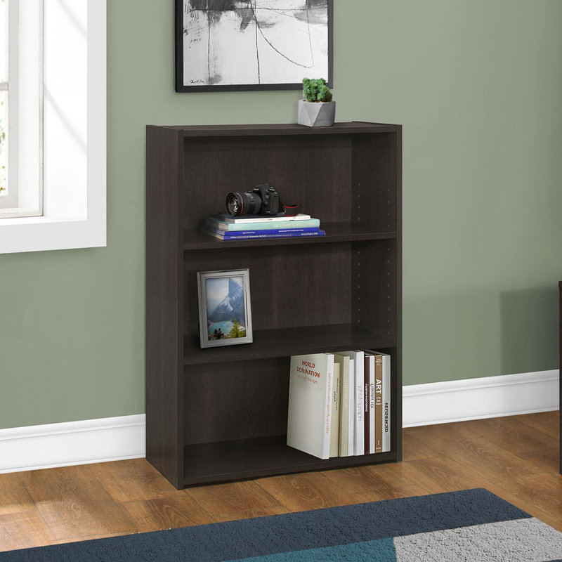 Transitional Bookshelf, Bookcase,, Espresso