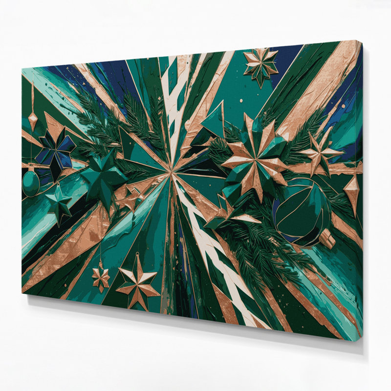 Art mural sur toile de Noël, H 20 po x l 30 po