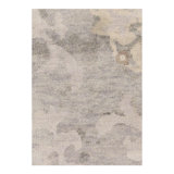 Canvello Ivory Hand Knotted Modern Rug - 5'9'' X 8'11''