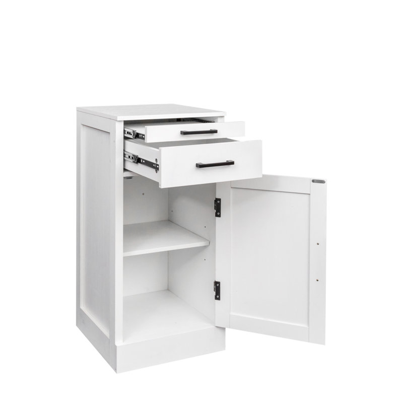 Armoire à vin avec bar à vin, tiroir avec tiroir, Blanc
