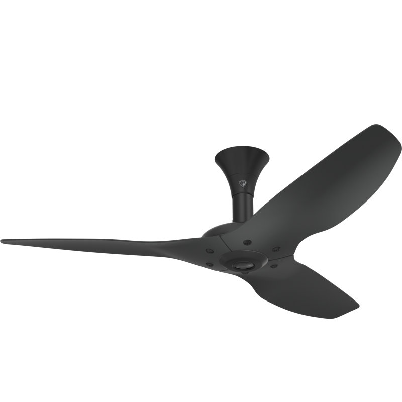 Haiku Smart Flush Mount Ceiling Fan, 52 inches, Black