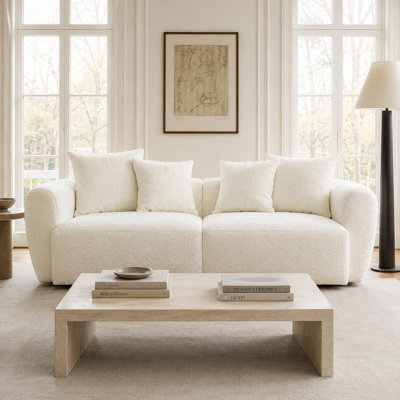 83'' Wide Uphostered Square Arm Sofa