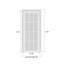 Solid French Pre-Hung Door | Lucia 2666  Clear Glass | Single Regular Panel Frame Trims Handle | Bathroom-109770316