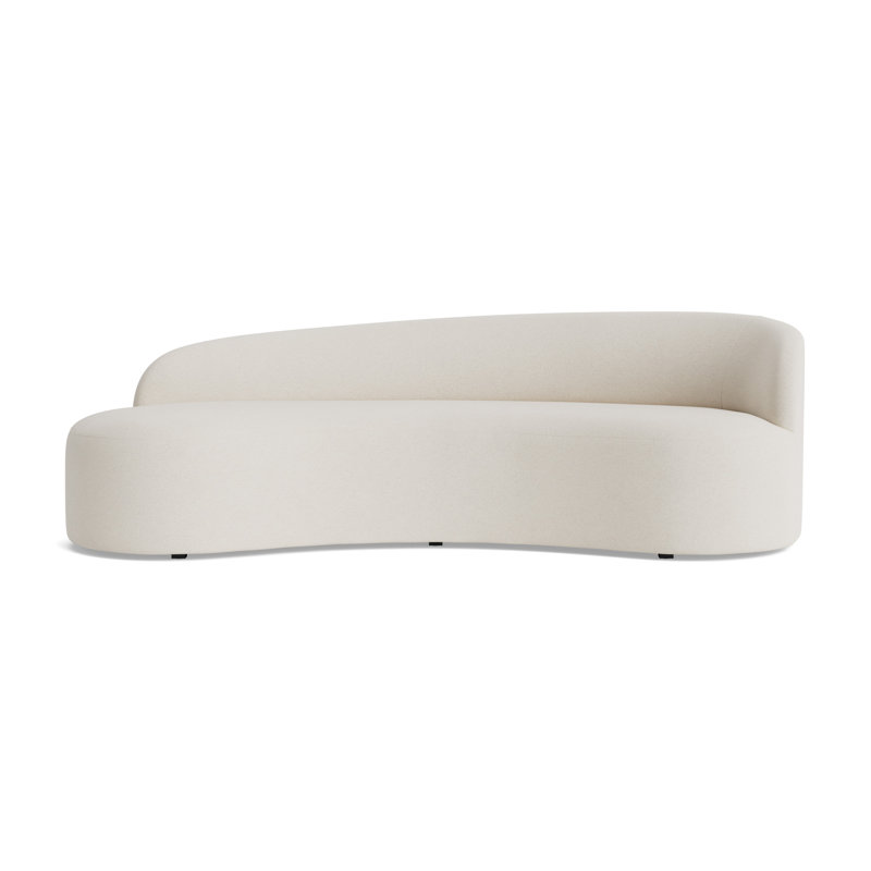 Sofia Right Arm Sofa, Performance Boucle - Cream