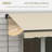 Engdash 97.25'' W x 59'' D Polyester Cover Retractable Patio Awning