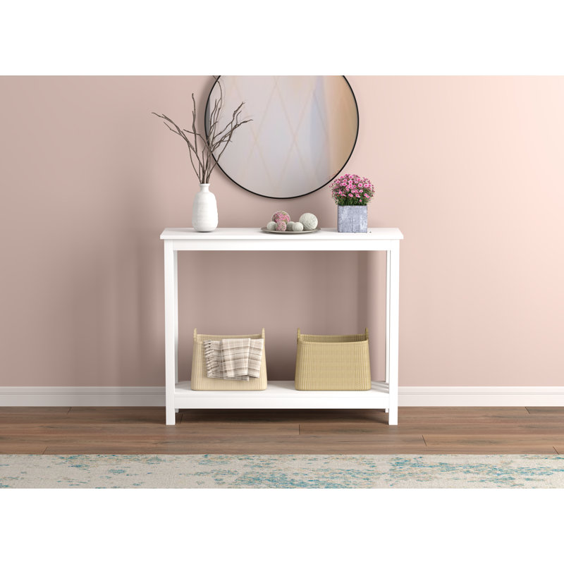 Console Doolish 39,5 po, Blanc