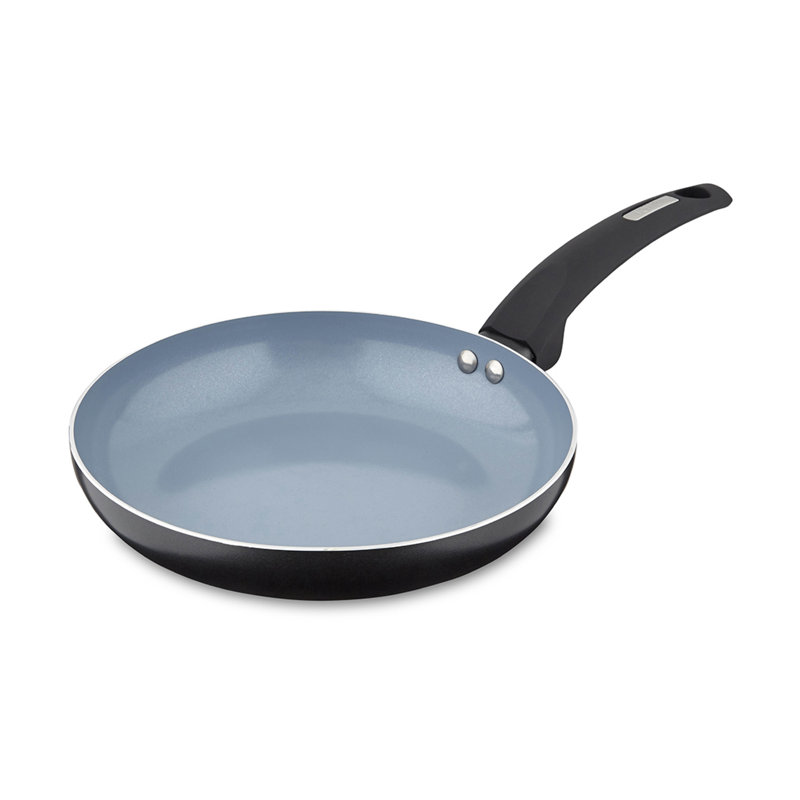 Tower Aluminium Cerasure Fry Pan with Non-Stick Coating, Suitable for all Hob Types, Graphite, Black, 24 cm