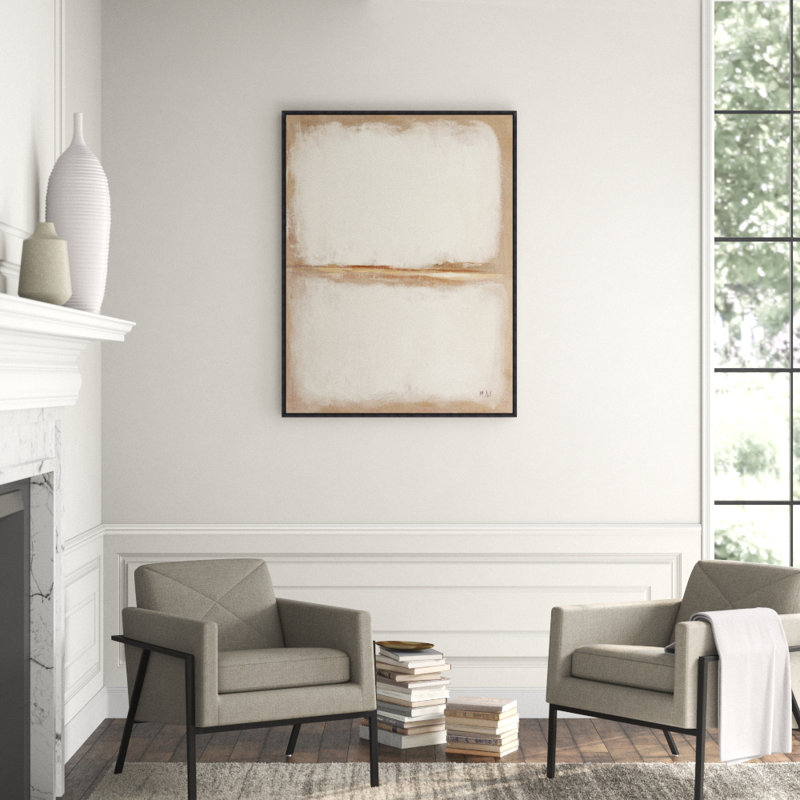 Desert View 2' Framed Print on Canvas