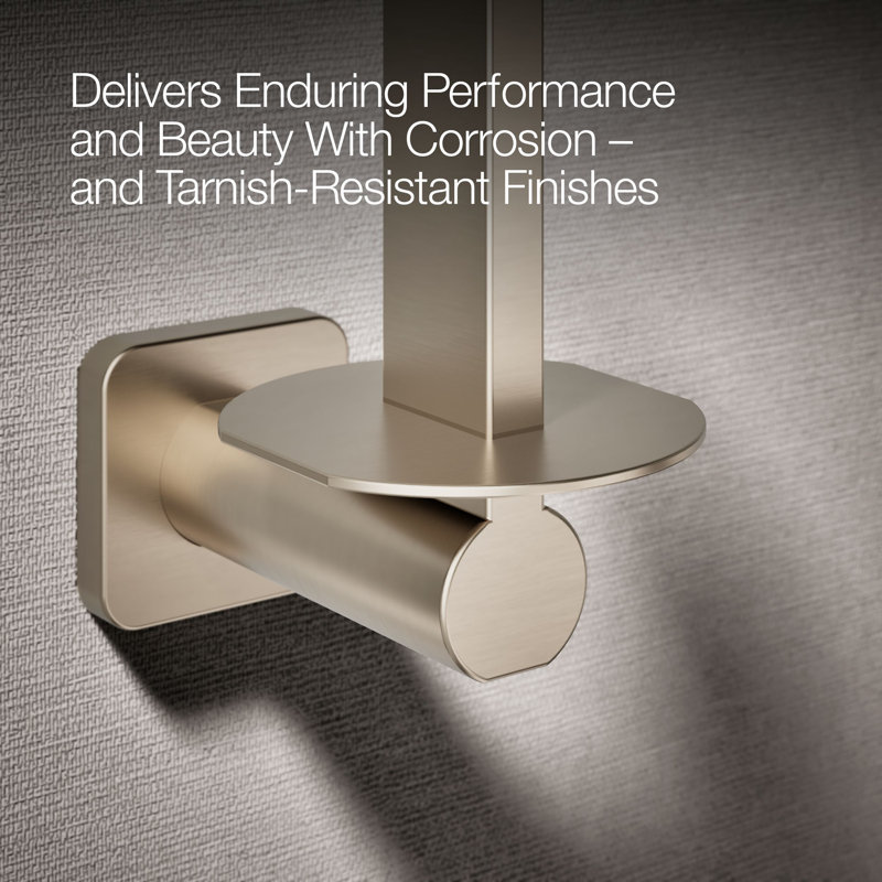 Parallel Vertical Toilet Paper Holder, Brushed Bronze