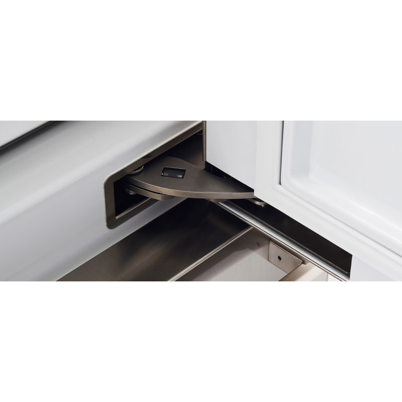 Refrigerator 30" Built-In Bottom Mount With Ice Maker Door, Stainless Steel, Right Handed