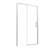 44--48" W X 74" H Shower Door, Aluminum Sliding Glass Shower Door With Premium 5/16 Inch (8Mm) Thick Tempered Glass-120129631