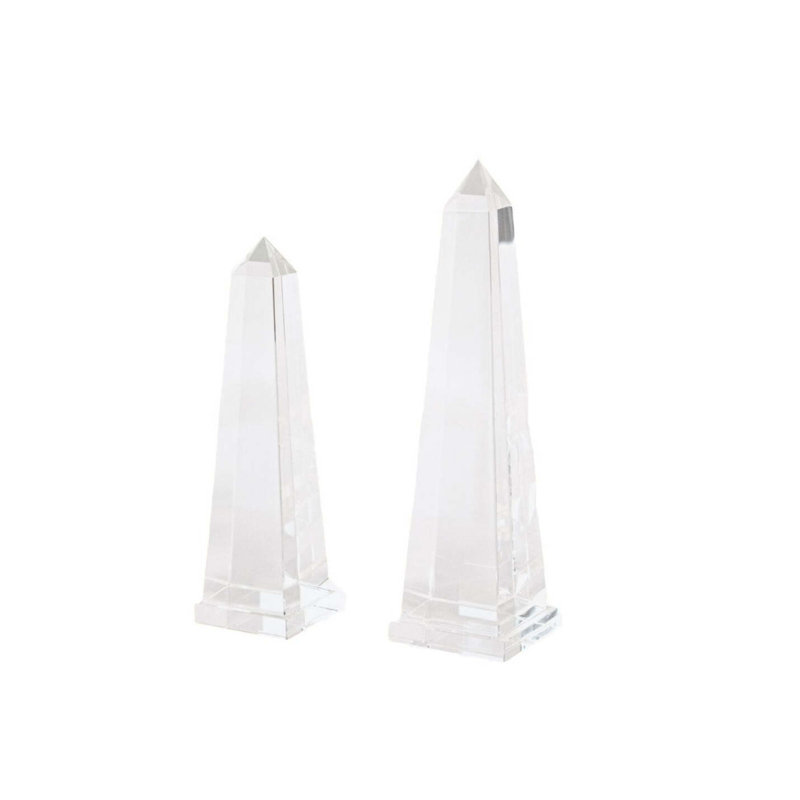 Crystal Obelisk Mini, 8.25" H x 3" W x 3" D