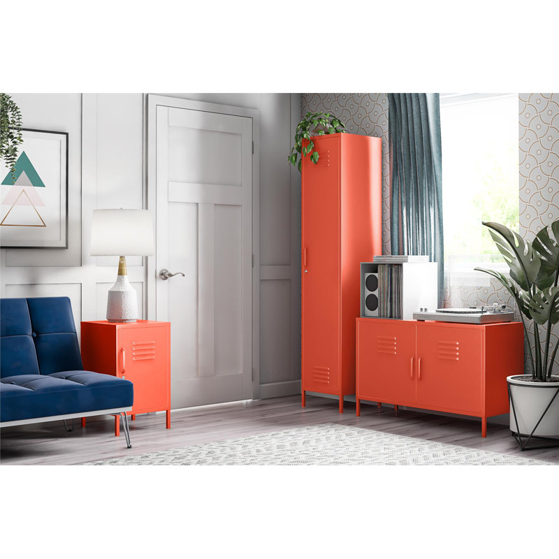 2 - Door Standard Accent Cabinet, Orange