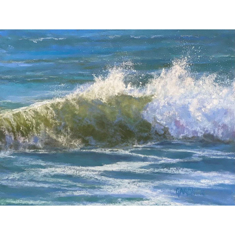 Piroutte Print by Dina Gardner, Black Framed Canvas, 19" H x 25" W x 2" D