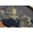 Framed Antique Blue Chinese Koi Fish Design Textile