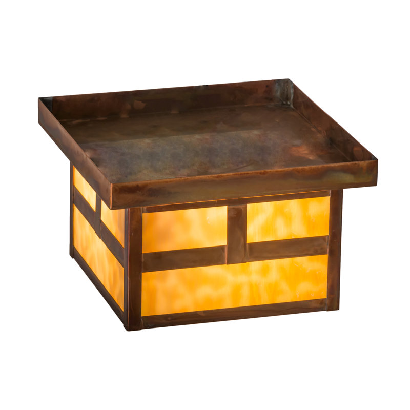 Hyde Park "T" Mission 1 - Light Flush Mount