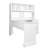 Home Office Computer Desk With Hutch, Antiqued White Finish-209458696