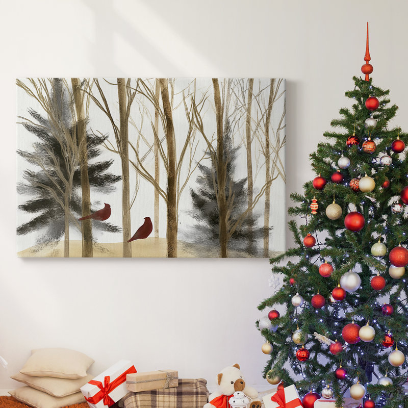 Christmas Holiday Arts - Toile tendue avec châssis, H 8 po x l 12 po