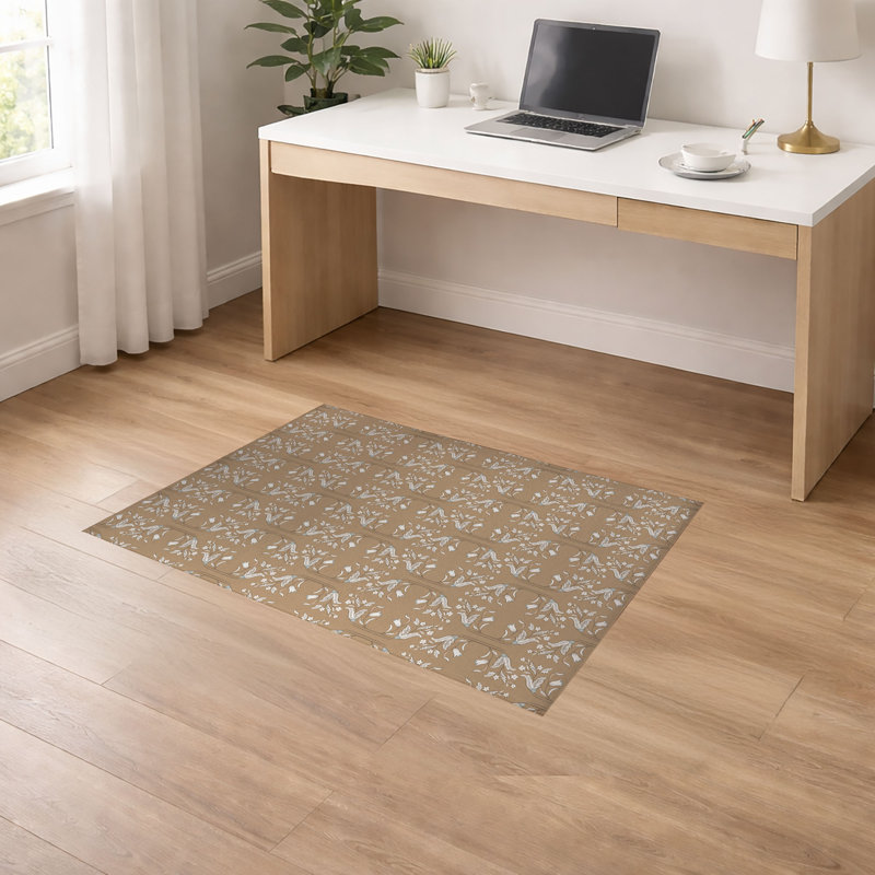 Tapis de bureau léger Mira, Naturel, L 84 po x P 60 po