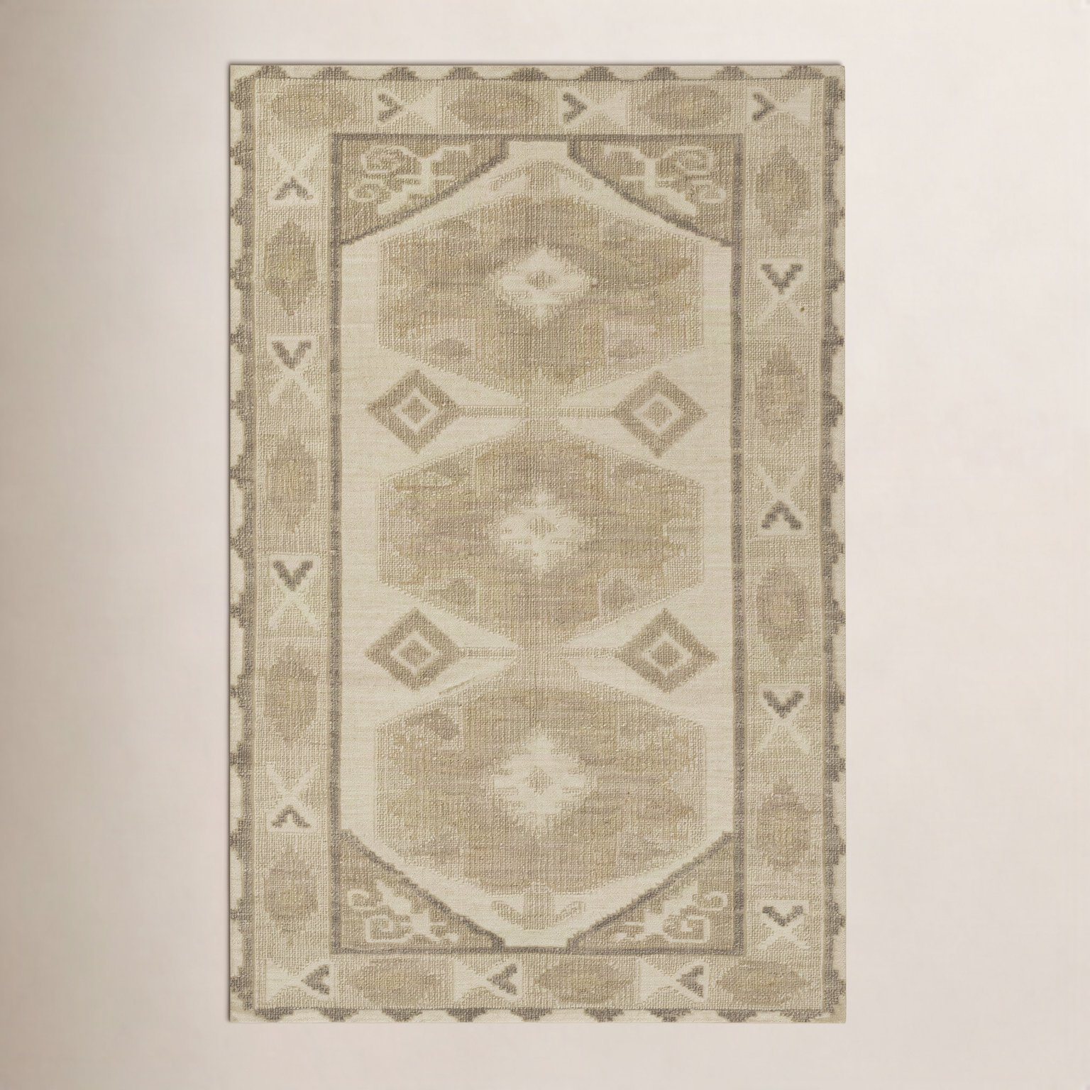 Arlie Natural Hand-Woven Oriental Rug, Rectangle 9' X 12'