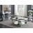 Sardis Mirrored Glass Top Coffee Table