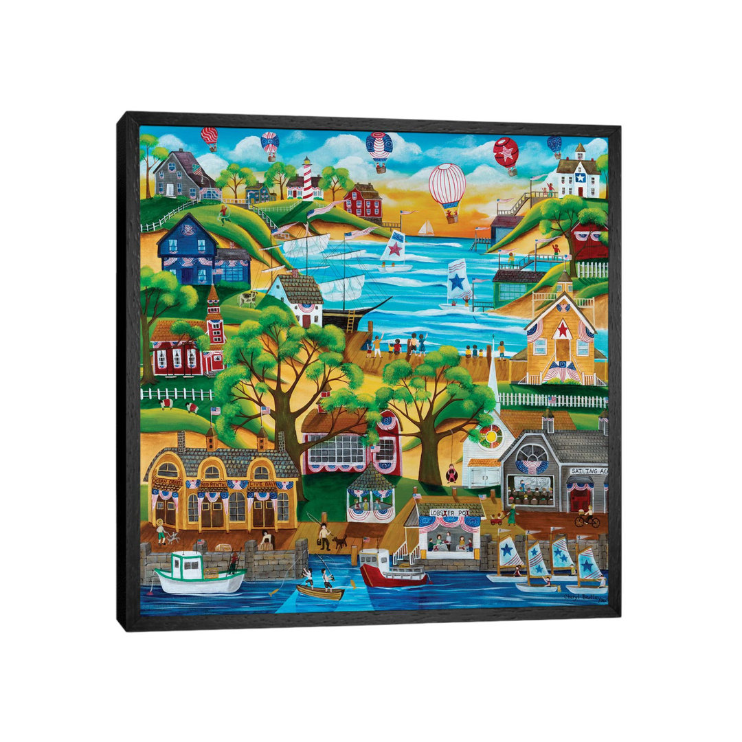 Fourth Of July Festival by Cheryl Bartley - Painting on Canvas