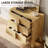126“ Mid-Century Modern TV Stand Up to 70”,  Dresser With 6 Drawers, Wooden TV Console With Storage For Living Room,Bedroom-1793348719