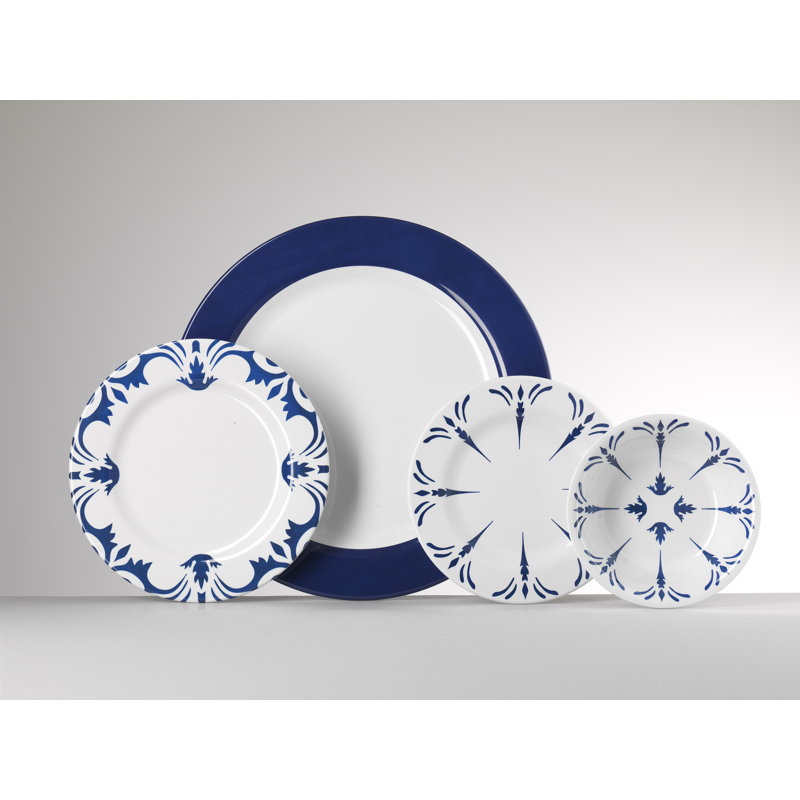 Tessa 10.5" Dinner Plate, Blue
