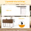 120.2 cm W Kitchen Cart with Top
