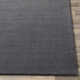 Crowe Wool Charcoal Gray Performance  Area Rug