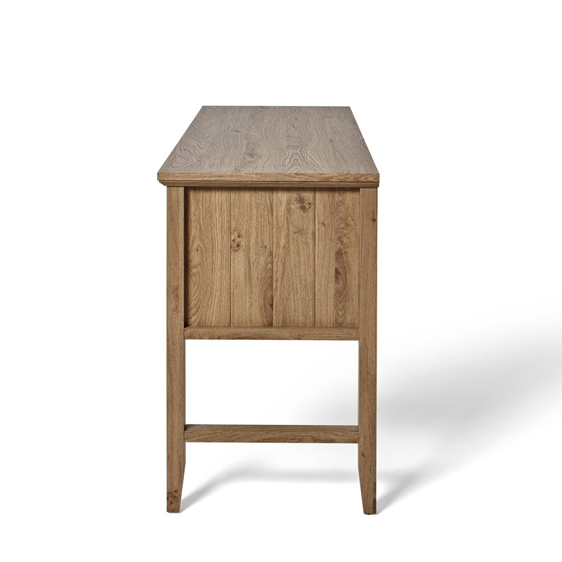 Bureau d'écriture rectangulaire 2 tiroirs CLASSIC 47,24 " , Brun