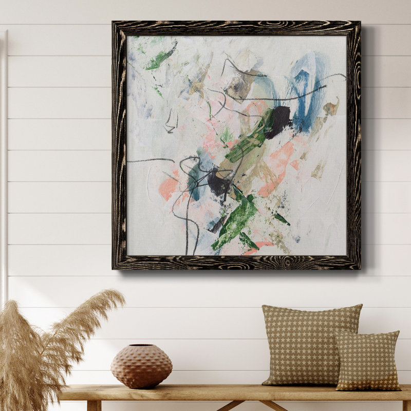 «Approche du printemps II» - Toile encadrée de qualité supérieure - prête à être accrochée, H 20 po x l 20 po x P 1,5 po