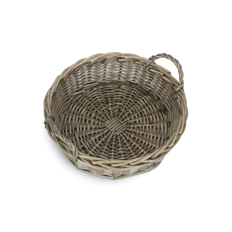 Wicker Large Round Display Storage Basket