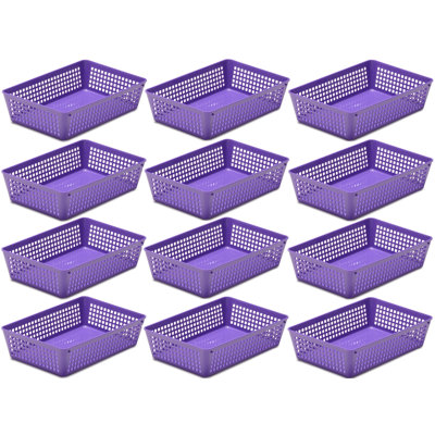 Ensemble de rangement en plastique pour tiroir de bureau