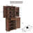 72" Tall Farmhouse Storage Cabinet With Adjustable Shelves, Wood Pantry Cabinet With Door Shelves, Drawer And Magnetic Catches-489284934