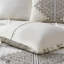 Édredon 4 pièces avec coussin décoratif pour lit double / grand. Noir / microfibre imprimée. . Facette d'inspiration mondiale. Oreiller lavable double / grand. Imprimé. Rembourrage. . Aspect. Machine
