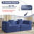 Boneless Two-Seater Modular sofa Bed-1412421876