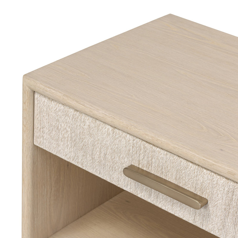 Rosenell Open Nightstand, White