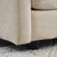 Canapé modulaire surdimensionné en chenille de couleur beige - Tissu respirant et bois massif pour une assise confortable, améliore la qualité de vie