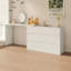 Table de coiffeuse extensible avec 6 tiroirs-6703220