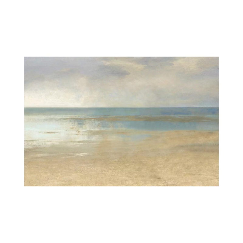 Pastel Seascape I by Christy McKee - Print on Canvas, Wrapped Canvas, 20.32 cm H x 30.48 cm W