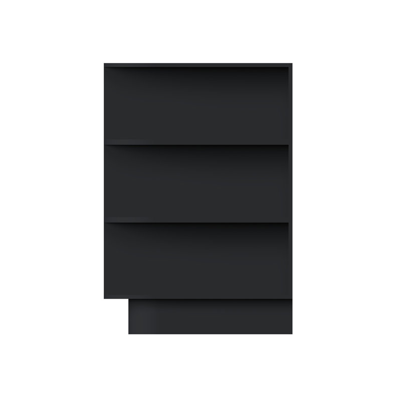 Tablette de bout d'armoire ouverte pour cuisine spécialisée l 9 po x P 24 po x H 34,5 po prête à assembler