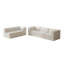Canapé modulaire modulaire en L Chenille de 106 po x 106 po Modern-1661842957