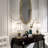 Natural 11.86 in. x 11.54 in. Brick Joint Polished Marble Mosaic Tile-98049970