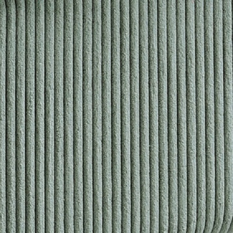 Repose-pieds contemporain en velours côtelé 1pc