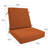 Dining Chair Cushion, 20" X 40" X 3.5", Premium Memory Foam Core With Waterfall Edge, Sunbrella Fabric, Patio Cushion For Outdoor Dining Chairs-198550342