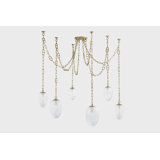 Daith Light Chandelier by Noz Nozawa for Corbett Lighting