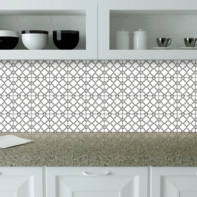 7'' W x 7'' L Vinyl Peel and Stick Mosaic Tile